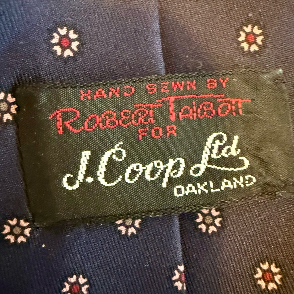 Hand Sewn Vintage Silk Tie
